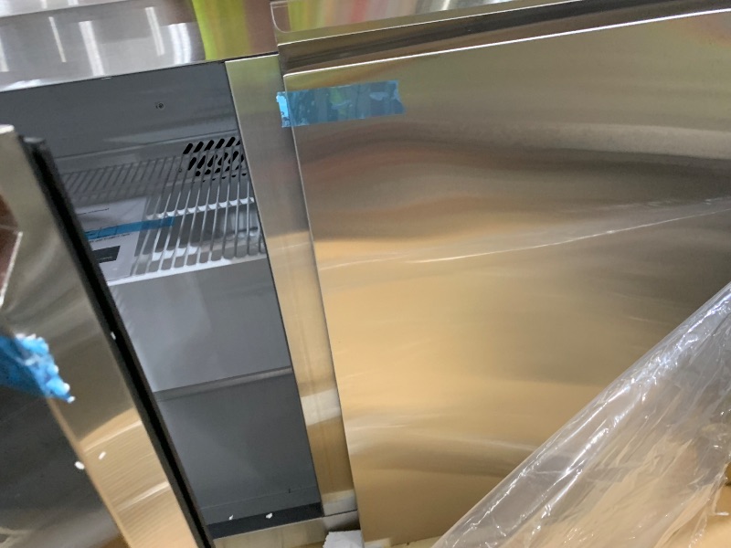 Photo 1 of ECEVT 48" W Commercial Refrigerator Sandwich Salad Prep Table Refrigerator Stainless Steel with 12 Pans, Kitchen Equipment for Restaurant, Bar, Shop, Buffet, etc