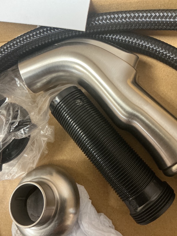 Photo 1 of SEE NOTES PICTURES……..Houtingmaan Kitchen Side Sprayer,Kitchen Sink Sprayer Replacement,Kitchen Sink Faucet Sprayer Hose,Kitchen Sprayer Head Replacement,Kitchen Sink Spray head,Sink Spray Hose,17 ADAPTERS,Brushed Nickel