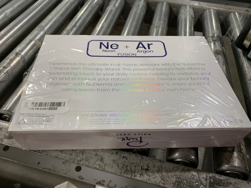Photo 1 of NuDerma Clinical Skin Therapy Wand - Portable Skin Therapy Machine w 6 Fusion Neon + Argon Wands – Anti Aging - Clarifying - Skin Tightening & Radiance - Wrinkle Reducing