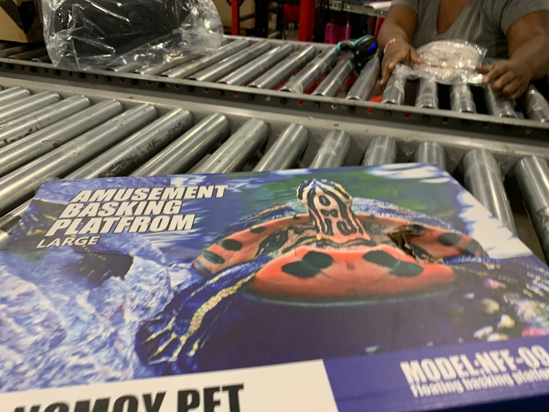 Photo 1 of Large Turtle Floating Basking Platform with Feeding Area, Turtle Floating Docks Reptile Climbing Pier and Basking Platform for Tortoise, Frogs, Crabs and Salamanders
