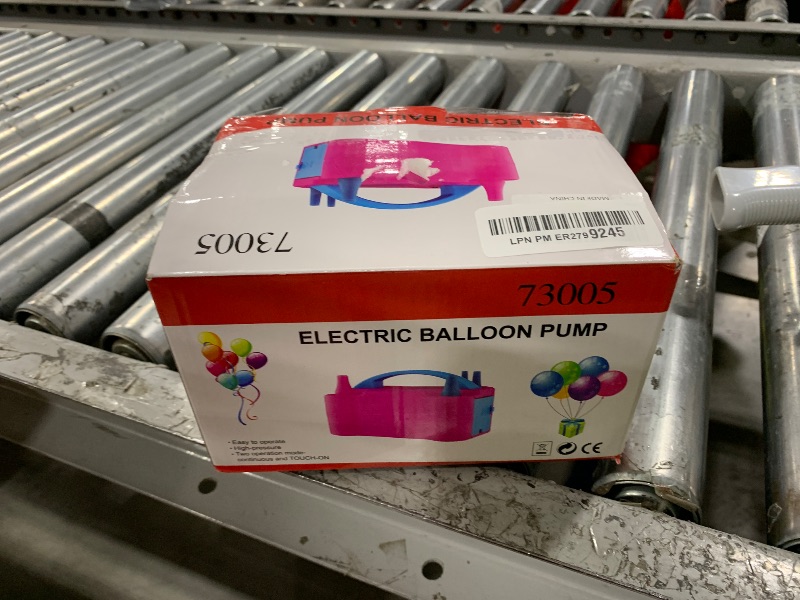 Photo 1 of Chamvis Balloon Pump Electric, 110V 600W Balloon Pump Inflate, Air Pump for Balloons: Balloon Blower Machine for Fast and Easy Filling Balloons