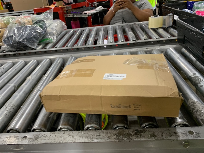 Photo 1 of RoundFunny Pilates Ring Circle Set 18 Pcs Exercise Equipment Accessories for Women Workouts Pilates Ball Stretching Strap Magic Circle Yoga Ring Gym Back Bag Resistance Band Anti Slip Socks (Blue)