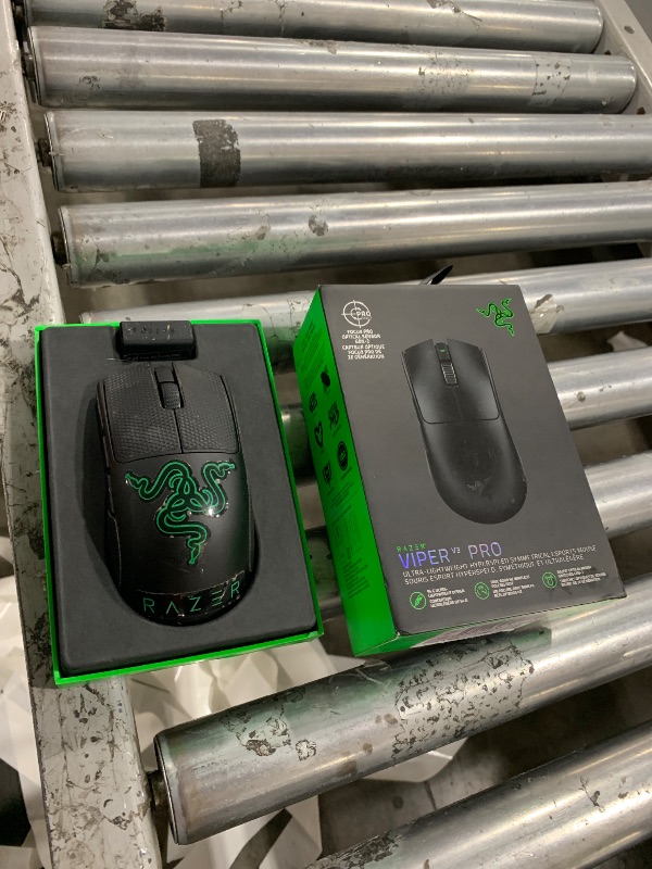 Photo 1 of Razer Viper V3 Pro Wireless Esports Gaming Mouse: Symmetrical - 54g Lightweight - 8K Polling - 35K DPI Optical Sensor - Gen3 Optical Switches - 8 Programmable Buttons - 95 Hr Battery - Black
