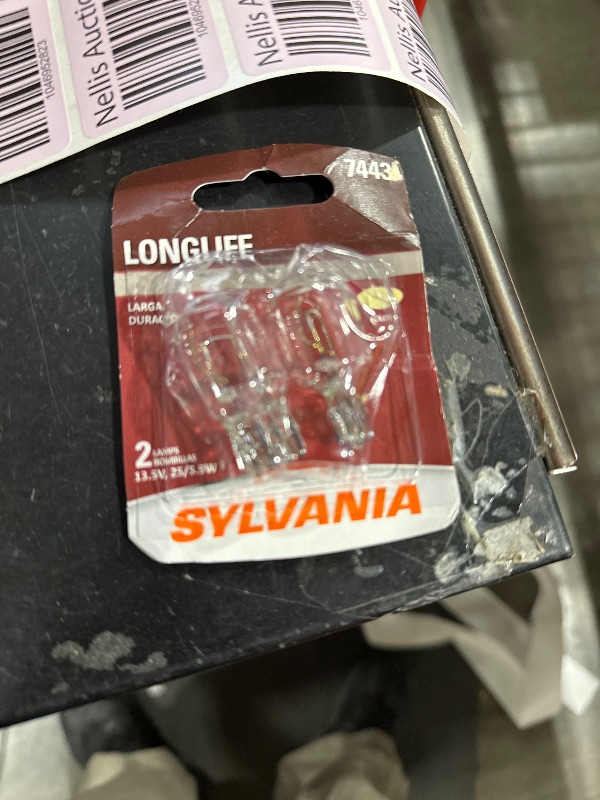 Photo 1 of SYLVANIA - 7443 Long Life Miniature - Bulb, Ideal for Daytime Running Lights (DRL) and Back-Up/Reverse Lights (Contains 2 Bulbs)