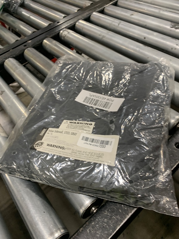 Photo 1 of E-Z UP 10' Value Sidewall for Ambassador or Envoy Canopies, Steel Grey