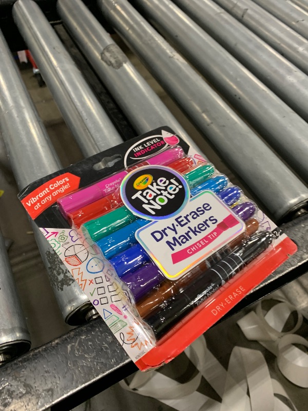 Photo 1 of Crayola Take Note Dry Erase Markers for School (12ct) Chisel Tip Whiteboard Markers, Teacher Classroom Must Haves, Back to School Essentials, Low Odor