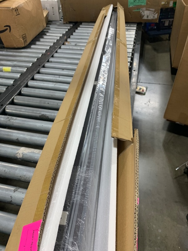 Photo 1 of DIYHD 42X80in Interior Folding PVC Accordion Door,Grey,Include Door and Mounting Hardware,Handle,Latch,Folded Width 5-1/2"