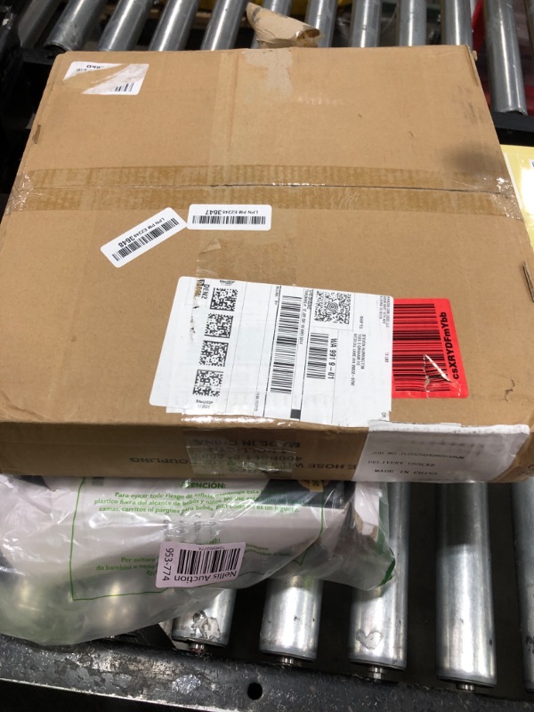 Photo 1 of ZYfire Fire Hose - 1-1/2" ID x 50 FT Double Jacket EPDM Firefighter Hose with M x F NST/NH Aluminum Couplings 1200 PSI Burst Pressure Lightweight for Firefighting & Residential Use