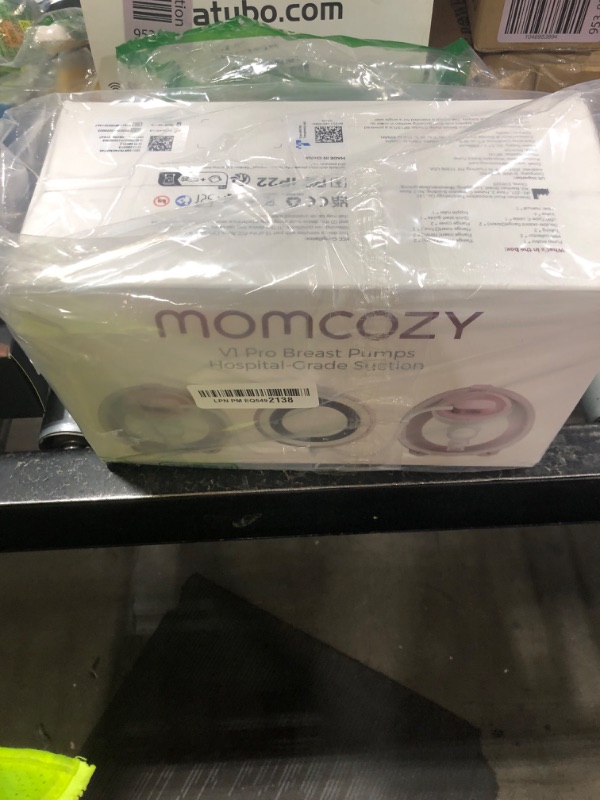 Photo 1 of Momcozy Breast Pump V1 Pro Hospital-Grade, Hands-Free & Portable Wearable Pump, Upgraded Electric Pump with 3 Fine-Tuned Rhythms|15 Levels, Come with Leak-Proof DoubleFit Flange, Cozy Red.