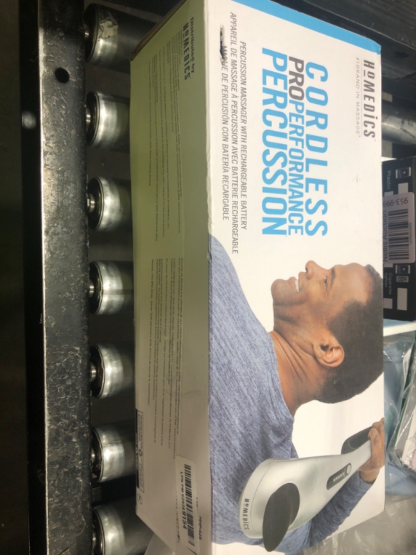 Photo 1 of Homedics Cordless Pro Performance Percussion Massager with Rechargeable Battery
