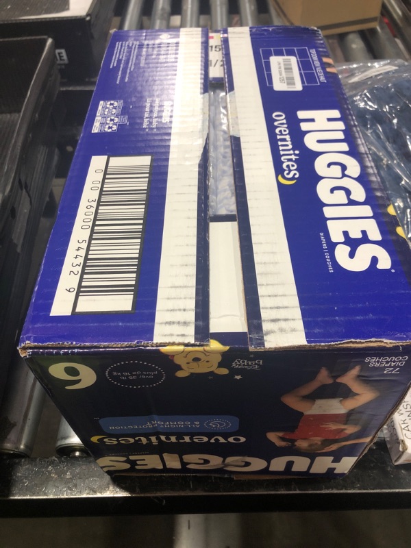 Photo 1 of Huggies Size 6 Overnites Baby Diapers: Overnight Diapers, Size 6 (35+ lbs), 72 Ct, Packaging May Vary