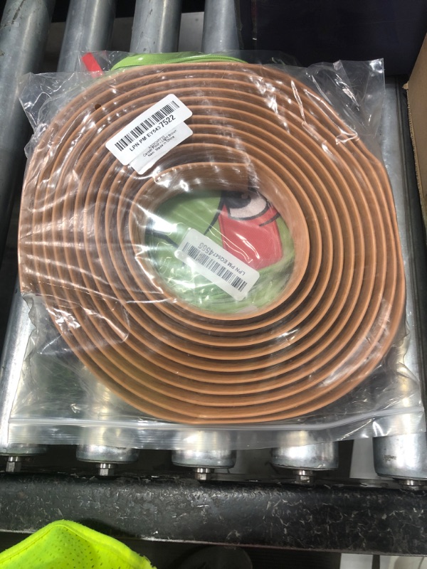 Photo 1 of 20Ft Carpet Floor Transition Strip, Self Adhesive Floor Edging Trim Strip, PVC Threshold Cover for Doorway, Floor Divider Strip Suitable for Threshold Height Less Than 5 mm - Light Brown Coffee