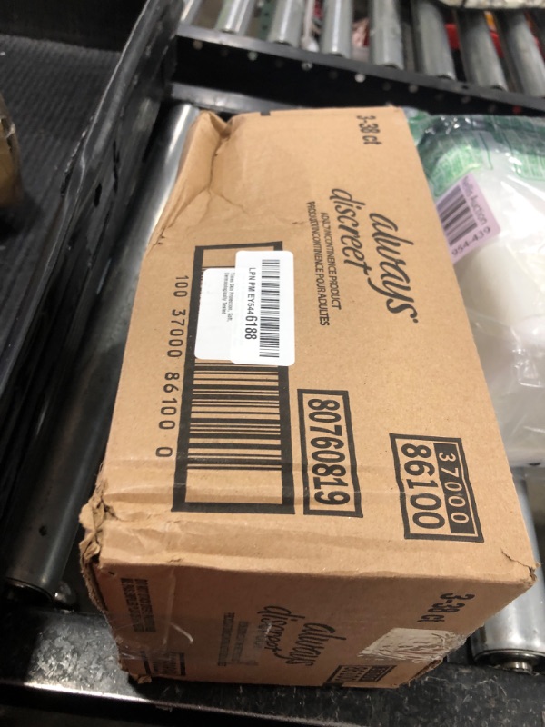 Photo 1 of Always Discreet for Sensitive Skin Liners Light Long Absorbency, Four Times Skin Protection, Soft, Dermatologically Tested, Fragrance-Free, 114 Total Count (3 Pack of 38)