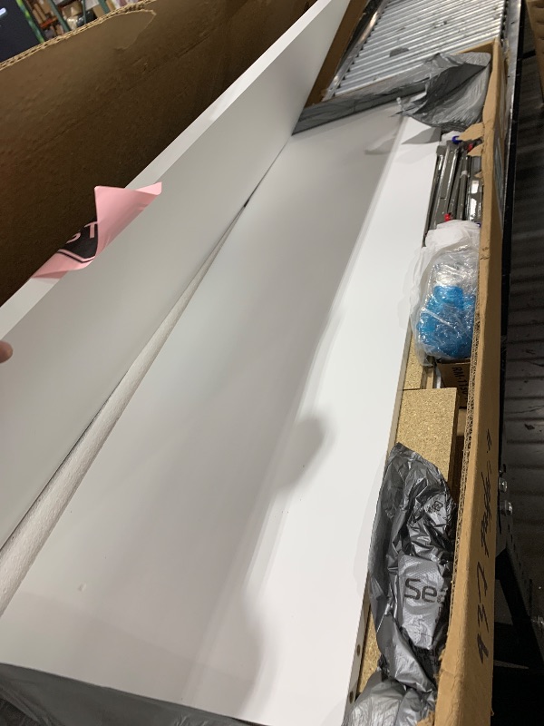 Photo 1 of Prepac Astrid Tall White Dresser: 16.5"D x 19.75"W x 50"H, 6-Drawer Chest for Bedroom by Prepac - Perfect Chest of Drawers for Ample Storage