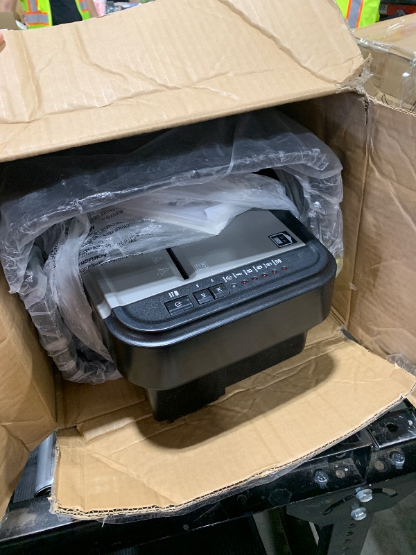 Photo 1 of Aurora High Security 120-Sheet Auto Feed Micro-Cut Paper and Credit Card Shredder with 5 Gallon Pullout Basket / 60 Minutes/Security Level P-5