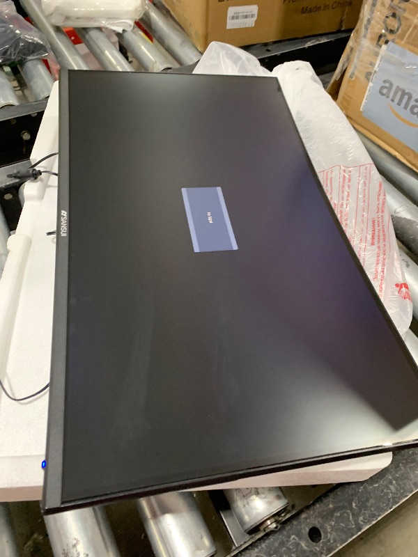 Photo 1 of SANSUI 24 Inch Curved Gaming Monitor up to 180Hz MPRT 1ms with Built-in Speakers,FHD 1080P Computer Monitor Freesync 130% sRGB HDR,HDMI DP Ports VESA Mount Metal Stand(ES-G24C1 HDMI Cable Included)