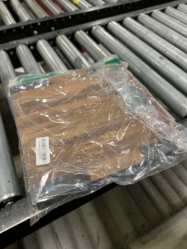 Photo 1 of Taylor Digital Scales for Body Weight, Extra High Accurate 440 LB Capacity, Unique Blue LCD, Farmhouse Look, Auto On and OffScale, 12.4 x 12.4 Inches, Brown