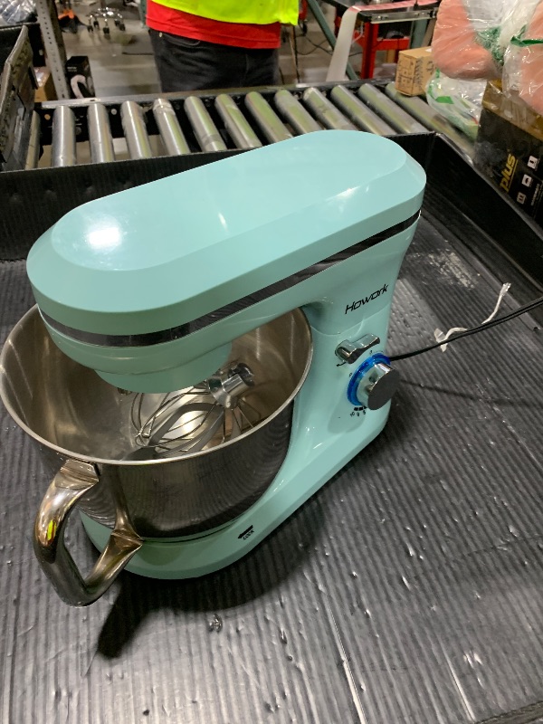Photo 1 of HOWORK Electric Stand Mixer,10+p Speeds With 6.5QT Stainless Steel Bowl,Dough Hook, Wire Whip & Beater,for Most Home Cooks,Blue