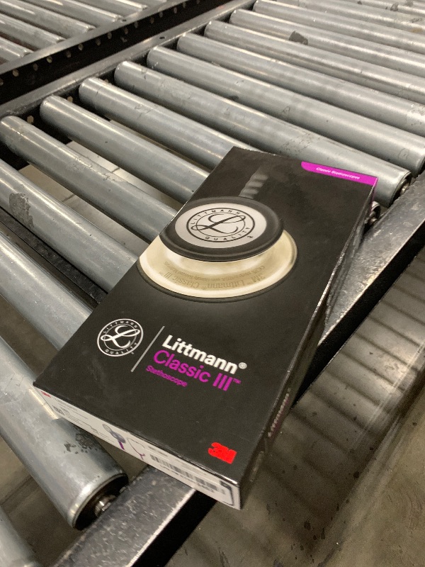 Photo 1 of 3M Littmann Classic III Monitoring Stethoscope, 5832, More Than 2X as Loud, Weighs Less, Stainless Steel Chestpiece, 27" Lavender Tube