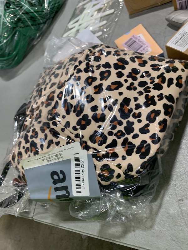 Photo 1 of Tenot Diaper Bag Tote, Baby Bag Travel Diaper Tote Bag with Pacifier Case, Cute Maternity Hospital Baby Stylish Diaper Tote for Mom Dad Leopard Print