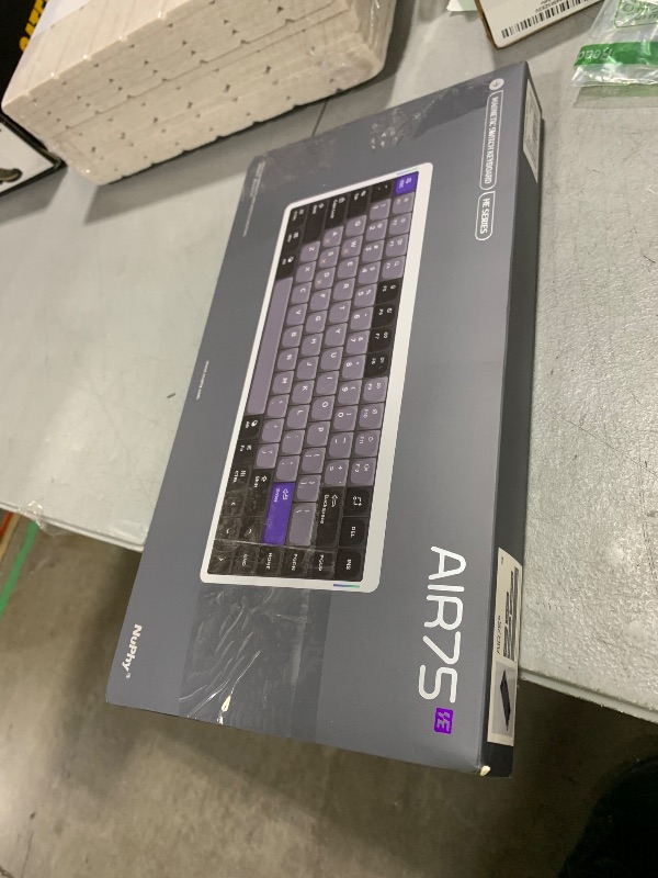 Photo 1 of nuphy Air75 HE Rapid Trigger Wired Custom Magnetic Gaming Keyboard,RGB HotSwap, 84 Keys 75% Layout Adjustable Actuation Esports Low-Profile Hall Effect keybaord(Magnetic Jade Pro Switch)