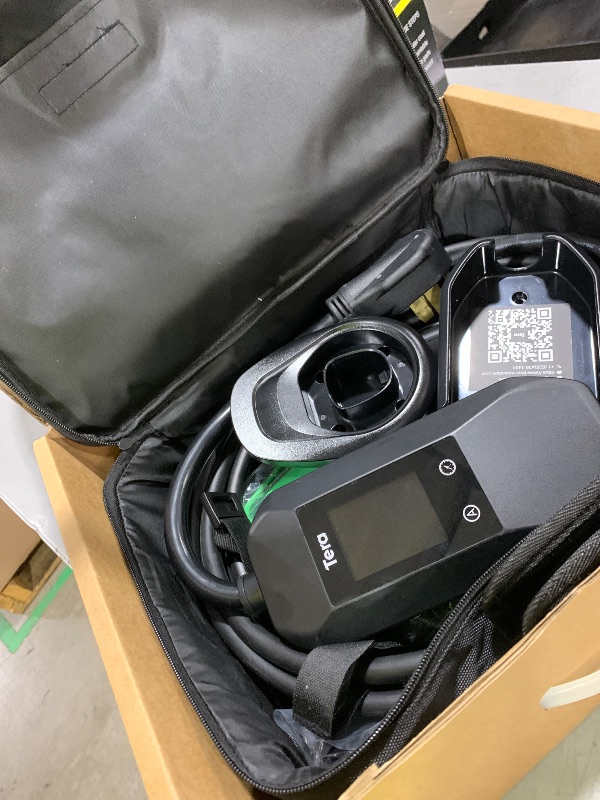 Photo 1 of Tera 2025 New EV Charger for Tesla 40A 2.8" Largest Display ETL FCC Most Compact 25FT NACS Level 2 NEMA 14-50 Plug & NEMA 5-15 for Level 1 Waterproof IP66 Portable EVSE for Tesla Model Y/3/S/X P06