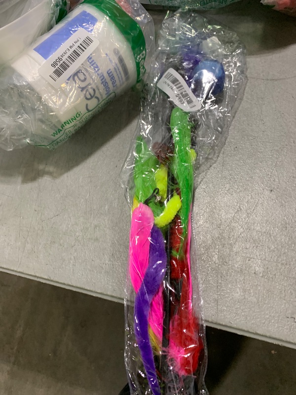 Photo 1 of MeoHui Interactive Cat Toys - Retractable Wand Toy and Feather Toys Refills for Indoor Cats to Chase and Exercise