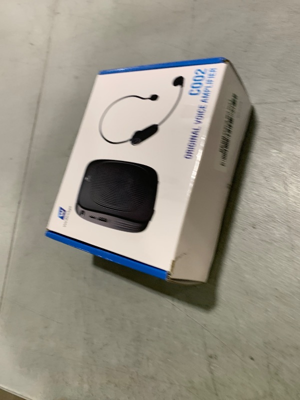 Photo 1 of Wireless Voice Amplifier with Headset Microphone,Personal Wireless Bluetooth Amplifier with Mic,Teachers Microphone Wireless,Mini Megaphone Speaker,Portable PA System for Classroom C002