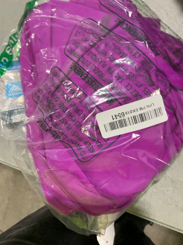 Photo 1 of Columbia Youth Girls Switchback II Rain Jacket, Bright Plum, X-Large