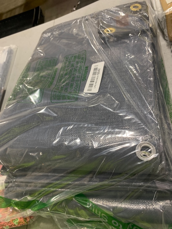 Photo 1 of TARPAL tarp 5x10 Feet Super Heavy Duty Tarps Cover 20mil Waterproof UV Protection Rip and Tear Proof Tarpaulin with Grommets(Grey/Brown)