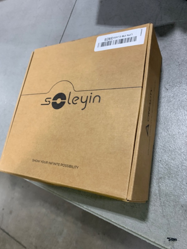 Photo 1 of SOLEYIN Ultra PLA Filament 1.75mm PLA 3D Printer Filament High Speed 30-600mm/s Dimensional Accuracy +/- 0.02mm, 1kg Spool (2.2lbs), Fit Most FDM 3D Printer (Gray)