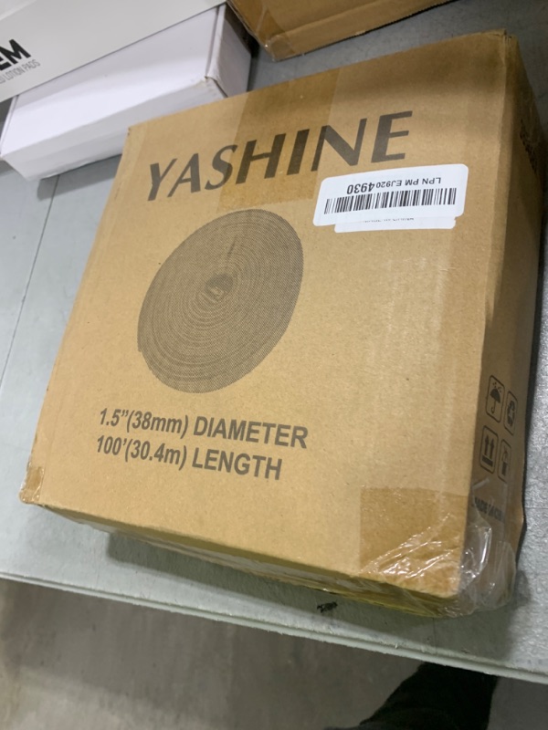 Photo 1 of YASHINE PVC HOSE 1-1/2"*100ft, Pool Backwash Hose, Heavy Duty Reinforced Blue PVC Lay Flat Water, For Swimming Drain Pools and Clean Filters, with 2 Clamp