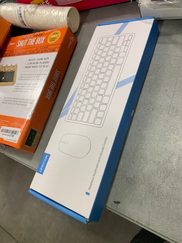 Photo 1 of Bluetooth Keyboard and Mouse Compatible with Mac, OMOTON Ultra-Slim Wireless Keyboard and Mouse Combo Compatiblei with MacOS, MacBook Pro/Air, iMac, Mac mini, Laptop and PC (Silver)