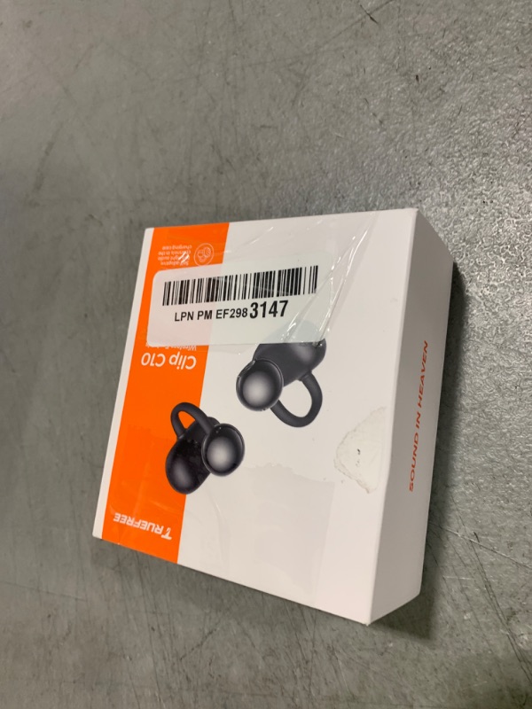Photo 1 of truefree C10 Open-Ear Earbuds, Clip-On Wireless Headphones, Bluetooth 5.4, 12mm Driver with Spatial Sound, 28H Playtime, IPX5 Water-Resistant, AI-ENC Clear Calls, Dual Connection, App Customizable