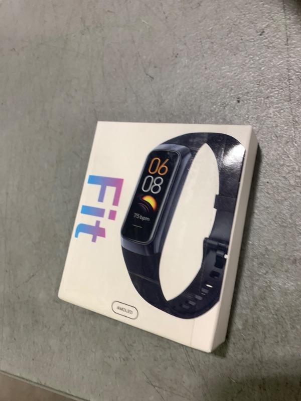 Photo 1 of Fitness Tracker with Step Counter/Calories/Stopwatch, Activity Tracker, Health Tracker with Heart Rate Monitor, Sleep Tracker,1.10''AMOLED Touch Color Screen, Pedometer Watch for Women Men