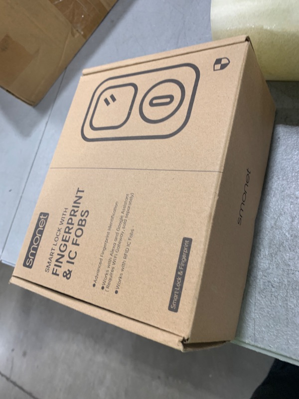 Photo 1 of Smart Lock SMONET Bluetooth Keyless Entry Keypad Smart Deadbolt-Fingerprint Electronic Deadbolt Lock, Remote Ekeys Sharing, Easy to Install for Homes and Hotel Works with Alexa(Gateway Not Included)