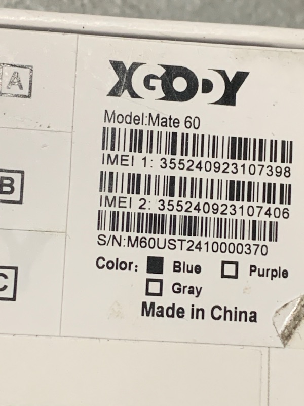 Photo 1 of Xgody Unlock Phone Mate 60,6.79 Inch HD+ Screen Smartphone,4G Dual SIM Cheap Mobile Phones 4GB+ 128GB Expanded 512G 5280mAh 21MP Camera Ti Mobile Android Phone with Finger&Face Unlock Hint Blue