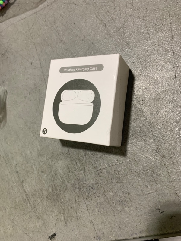 Photo 1 of Wireless Charging Case Compatible for Airpods Pro 1&2 Generation Charging Case - Wireless Charger Replacement with Bluetooth Pairing Sync Button, No Earbuds White