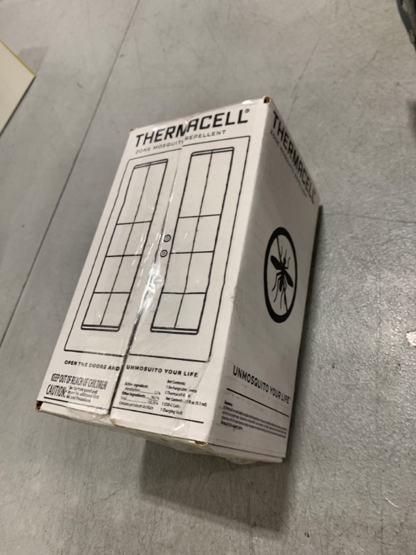 Photo 1 of Thermacell Mosquito Repellent E-Series Rechargeable Repeller; Patio Shield 20’ Mosquito Protection Zone; Includes 36-Hr Repellent Refill; No Flame or Scent; Bug Spray and Bug Zapper Alternative