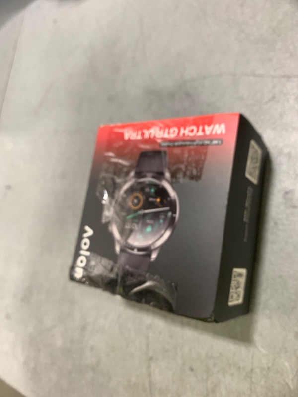 Photo 1 of AOLON Smart Watch for Men Women (Answer/Make Calls), 1.46" IPS HD Screen, Fitness Tracker, 100+ Sport Modes, Blood Oxygen/Sleep/Heart Rate Monitor, IP67 Waterproof, Smartwatch for Android iOS, Black
