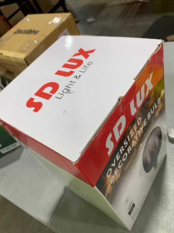 Photo 1 of SD LUX Oversized Vintage Giant LED Light Bulb Huge Edison Bulb- Dimmable, 8W 450LM (50W Equi), Warm White 2200K, Medium E26 Base - Perfect for Decorative Pendant Lighting, 1 Pack(DG170)