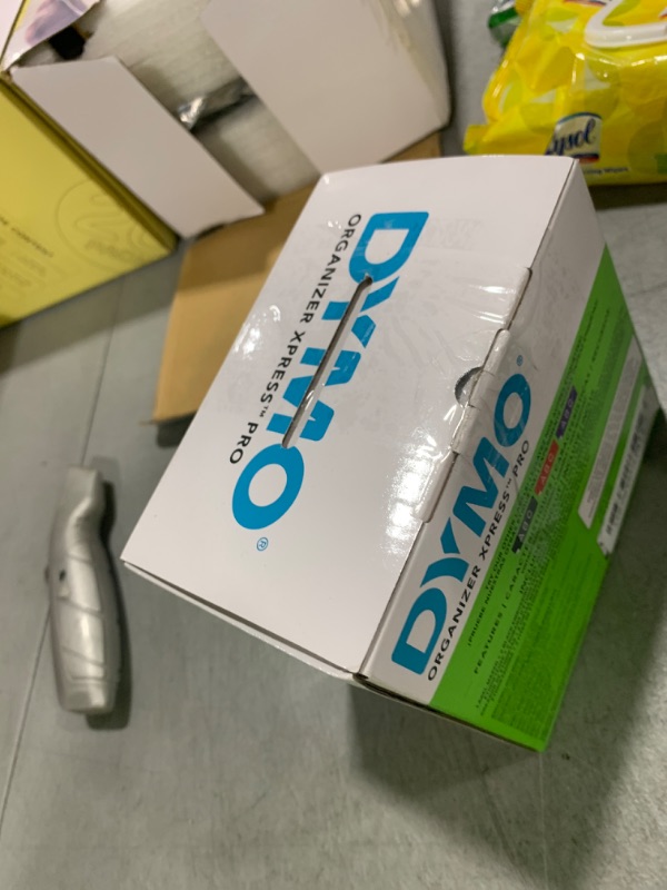 Photo 1 of DYMO Embossing Label Maker with 3 DYMO Label Tapes Organizer Xpress Pro Starter Kit Ergonomic Design For Home DIY & Crafting
