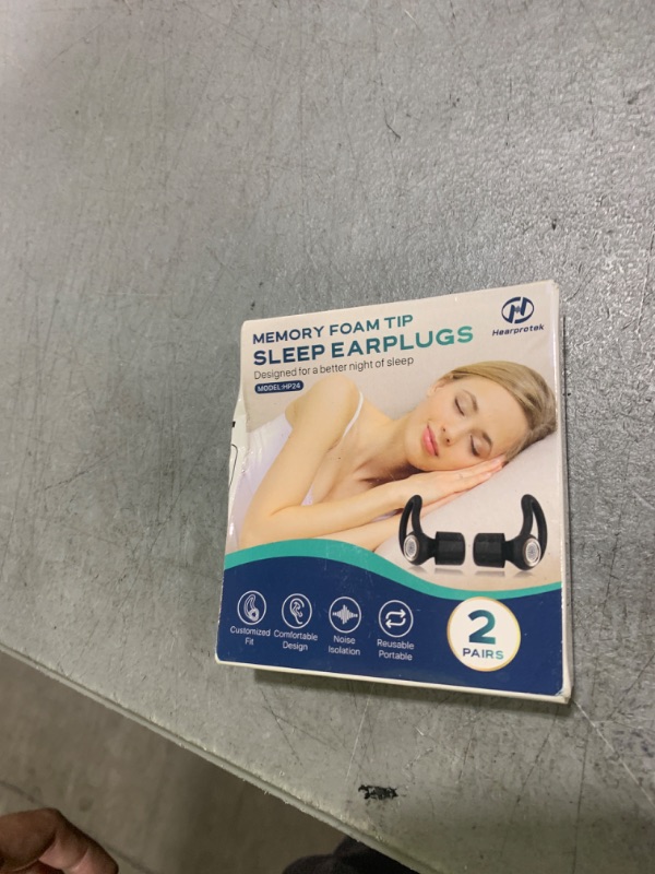 Photo 1 of Hearprotek Ear Plugs for Sleeping, [2 Pairs] Noise Cancelling Comfortable earplugs for Sleep-Reusable Noise Reduction Sound Blocking Ear Plugs for Side Sleepers, Snoring,Work,Study,Travel (30db&33db)