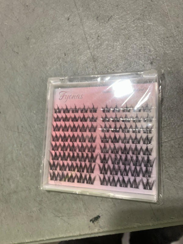 Photo 1 of Fyonas Lash Clusters Manga Eyelash Clusters Spiky Cluster Eyelash Extensions 80Pcs C Curl Individual Lashes Volume Anime Lash Clusters with Thin Band Cosplay Lashes DIY at Home (Cutey)
