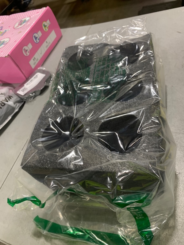 Photo 1 of 2 PCS Takeout Cup Holders Foam 6 Cup Carrier Tray Drink Carrier Takeout Cup Trays Bottle Carrier Multiple Holes Drink Holder for Delivery Hot and Cold Drinks Milk Tea Beverage 11.8 x 7.9 x 2.6 Inch