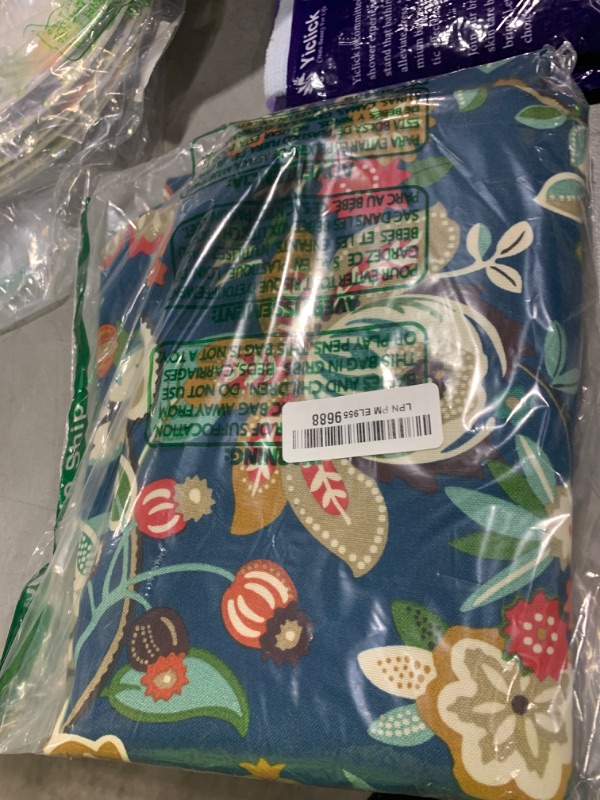 Photo 1 of TWLEAR Outdoor Tablecloth 60x84 inch, Rectangle Table Cloth with Umbrella Hole and Zipper, Patio Table Covers for Spring, Summer, Party, Backyard, Picnic, BBQs,Peacock Blue