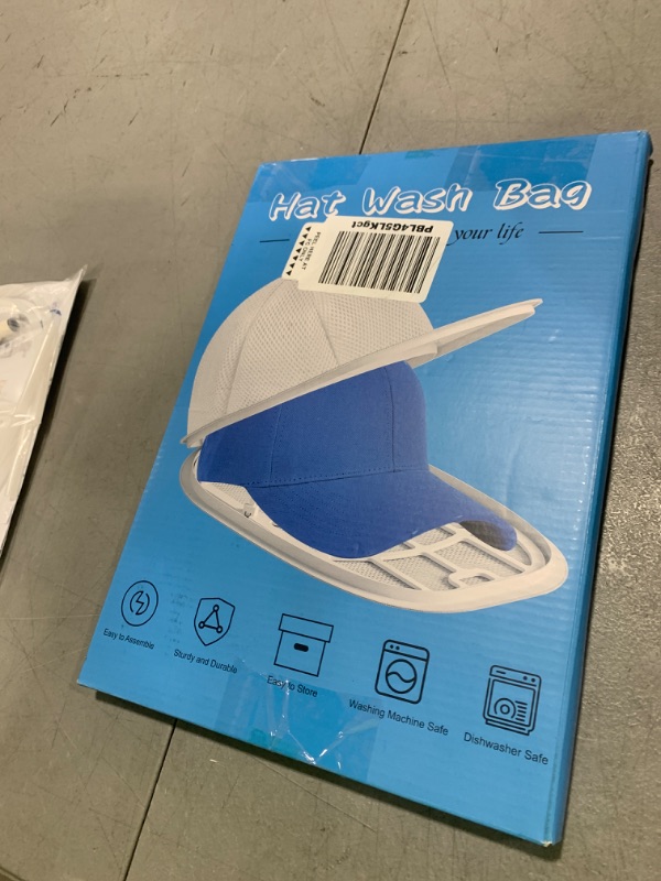 Photo 1 of Hat Washer Cage Hat Cleaner for Baseball Caps Fit for Adults and Kids Hats, White