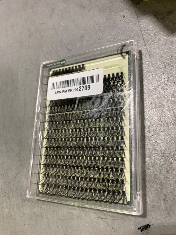 Photo 1 of Lash Clusters 300pcs Individual Lashes 40D 0.07C Curl 16mm DIY Eyelash Extension KEYYOU Large Tray Volume Soft&Natural Cluster Lashes(40D-0.07C,16?
