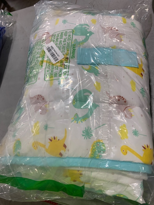 Photo 1 of Moonsea Nap Mat for Toddlers Dinosaur and Fleece Minky Blanket, Lightweight Perfect for Kids Preschool, Daycare, Travel Sleeping Bag Boys Girls, 21" x 50" Fit on a Standard Cot