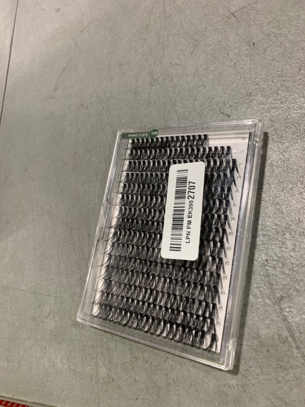 Photo 1 of Lash Clusters 300pcs Individual Lashes 40D 0.07C Curl 14mm DIY Eyelash Extension KEYYOU Large Tray Volume Soft&Natural Cluster Lashes(40D-0.07C,14?